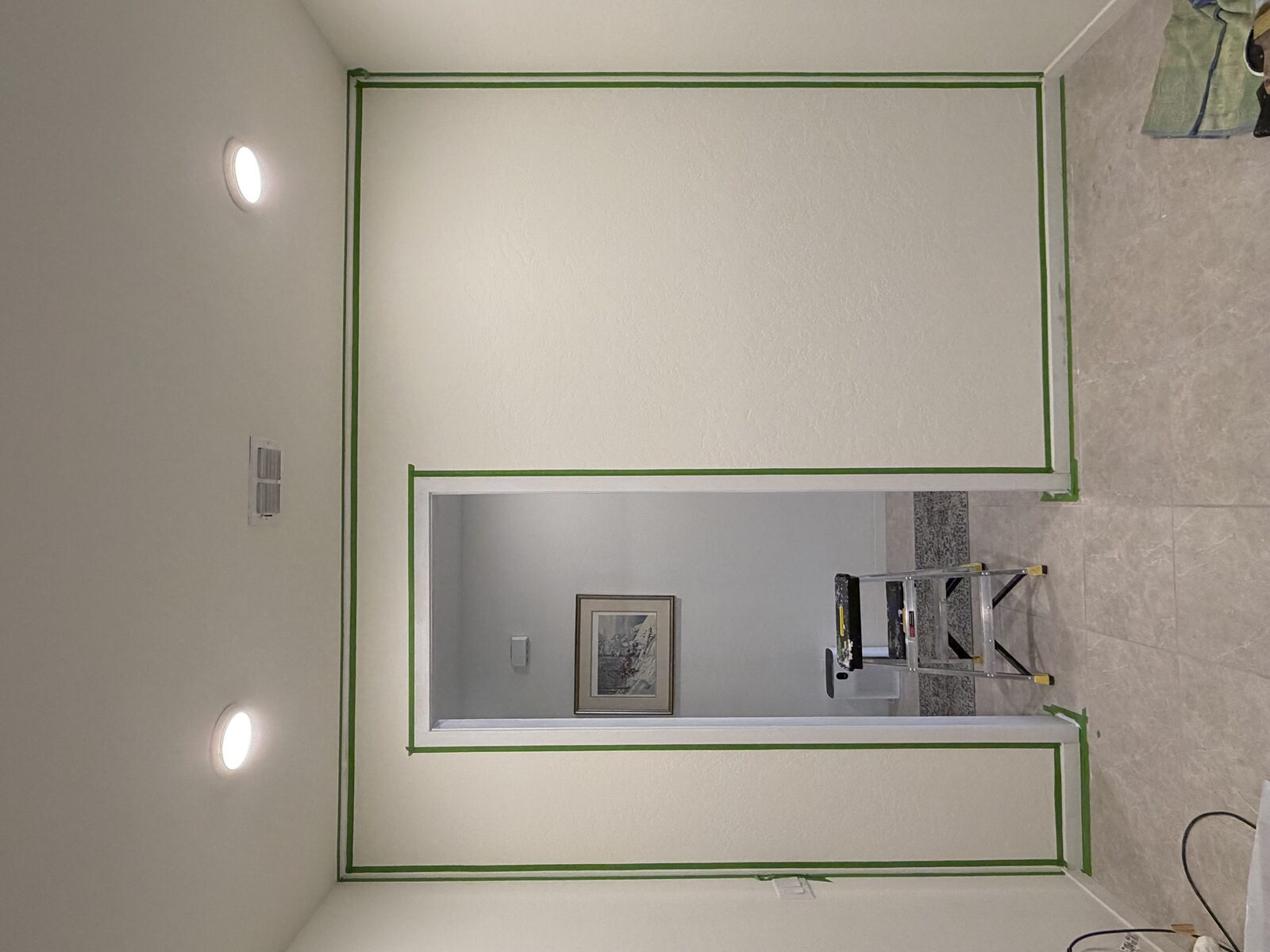 Paint prep and layout